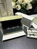 5 motif clover Silver Bracelet